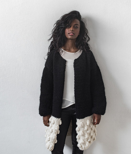Load image 1 in gallery view. KNITTING KIT THE BUBBLES COAT