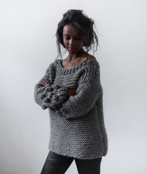 Load image 1 in gallery view. KNITTING KIT THE BUBBLES PULL
