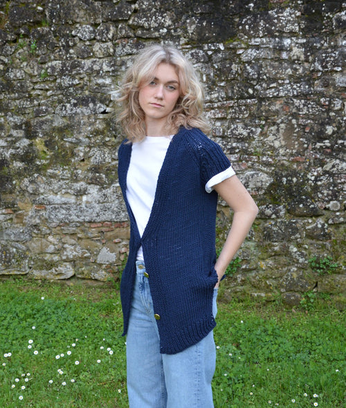 Load image 1 in gallery view. KNITTING KIT TILDE VEST