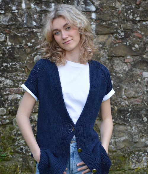 Load image 1 in gallery view. KNITTING KIT TILDE VEST