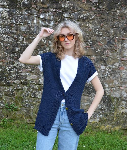 Load image 1 in gallery view. KNITTING KIT TILDE VEST
