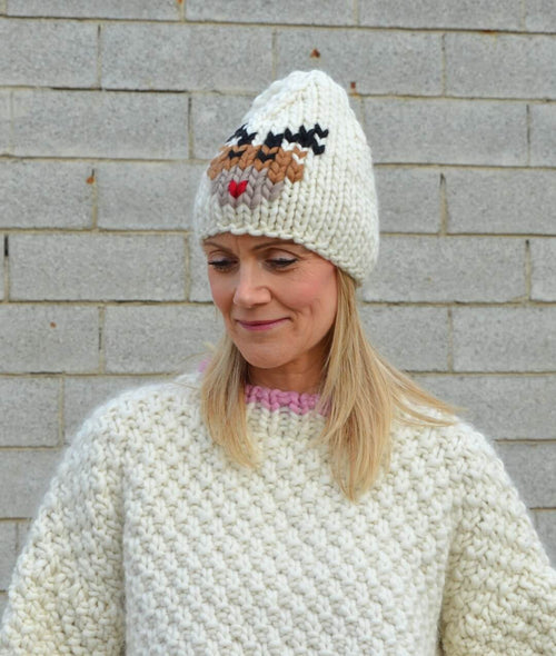 Load image 1 in gallery view. KNITTING KIT XMAS BEANIE