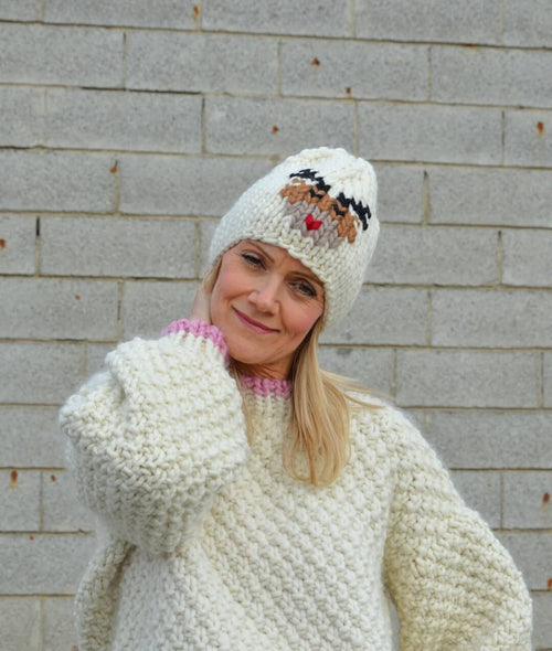 Load image 1 in gallery view. KNITTING KIT XMAS BEANIE