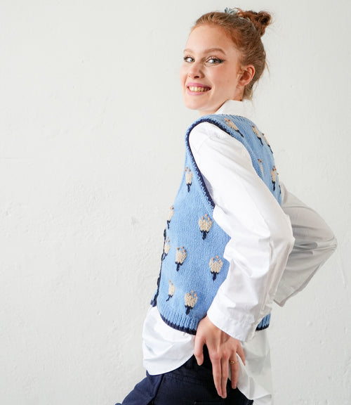 Load image 1 in gallery view. KNITTING KIT LINNEA VEST