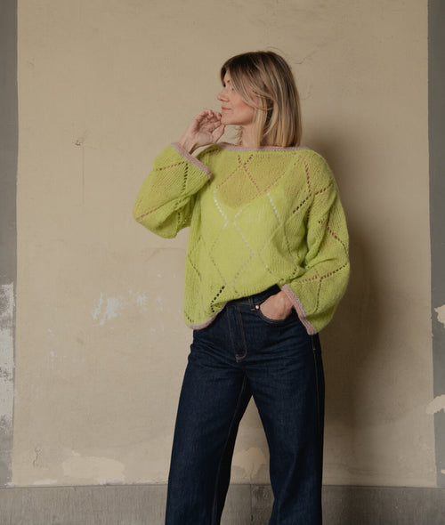 Load image 1 in gallery view. KNITTING KIT LIORA PULL