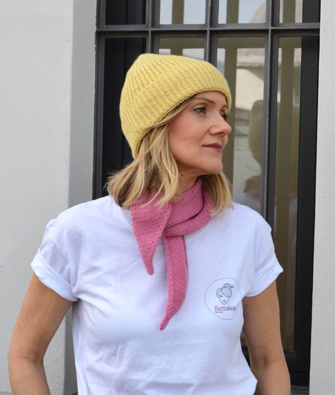 Livia Hat Knitting Kit Easy Fisherman Beanie in Recycled