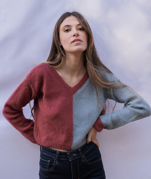 Load image 1 in gallery view. KNITTING KIT LYSA PULL