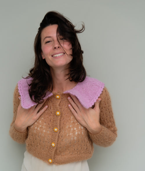 Load image 1 in gallery view. KNITTING KIT MAUDE CARDI