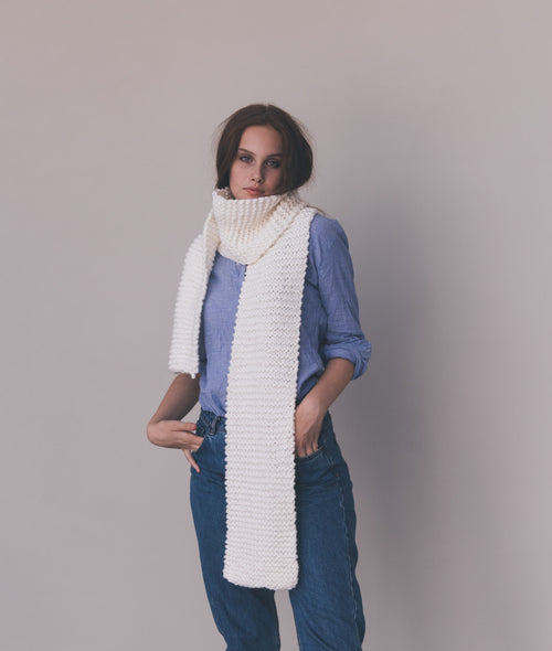 Load image 1 in gallery view. KNITTING KIT NAIMI SCARF