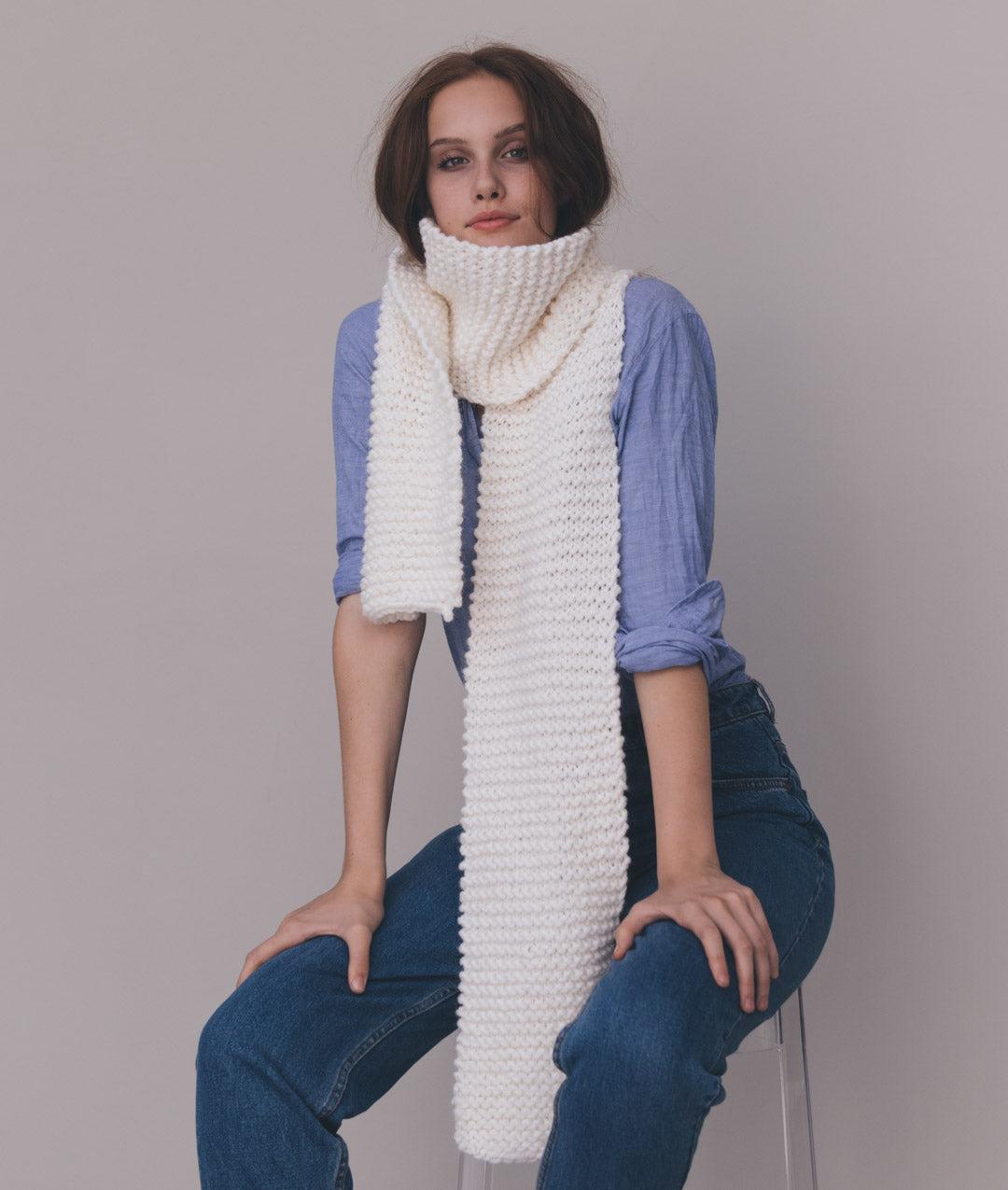 KNITTING KIT NAIMI SCARF