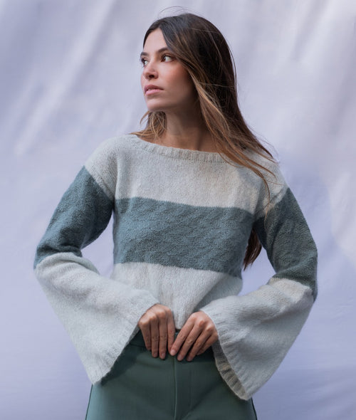 Load image 1 in gallery view. KNITTING KIT PHOEBE PULL