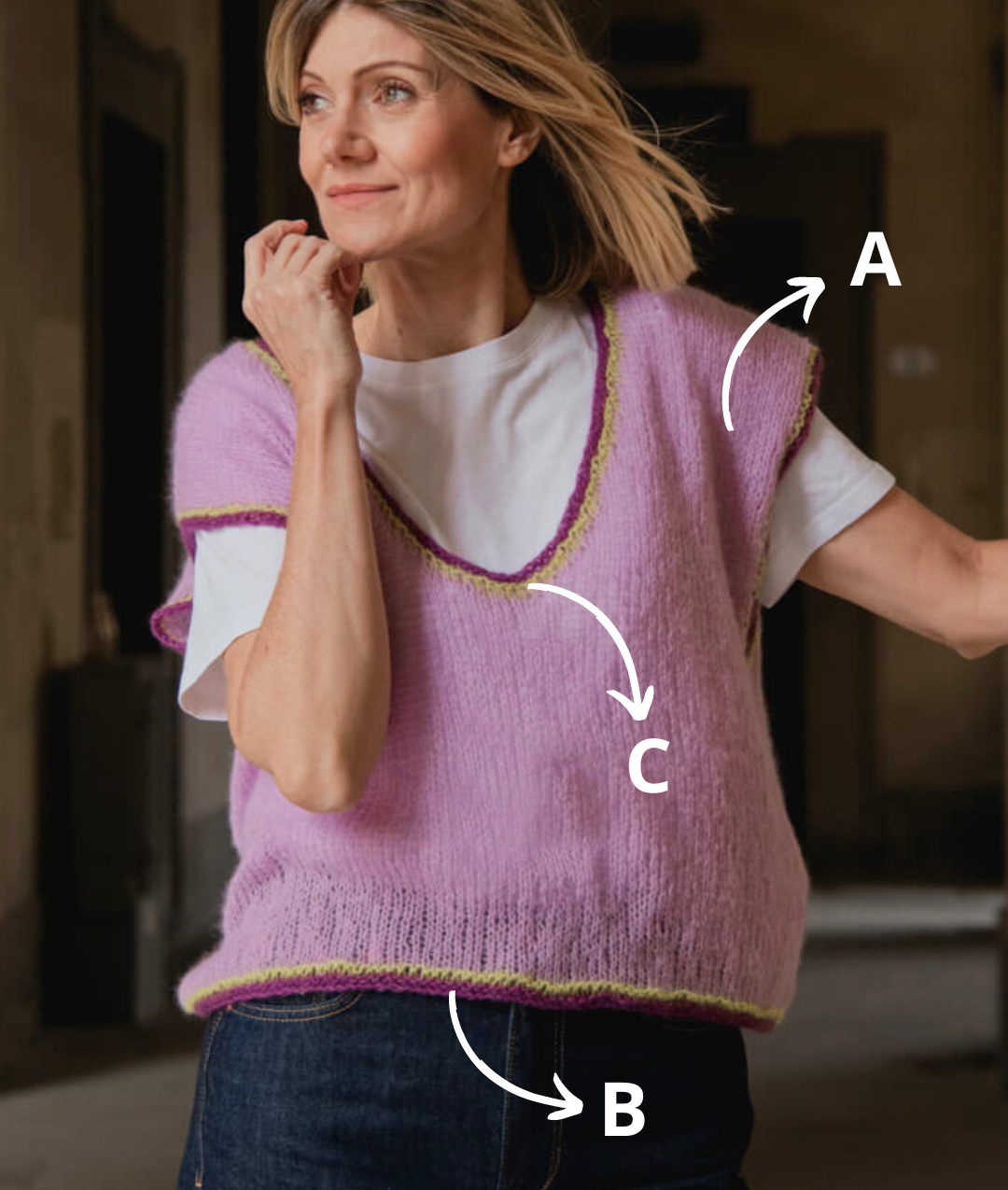 KNITTING KIT SARAH VEST