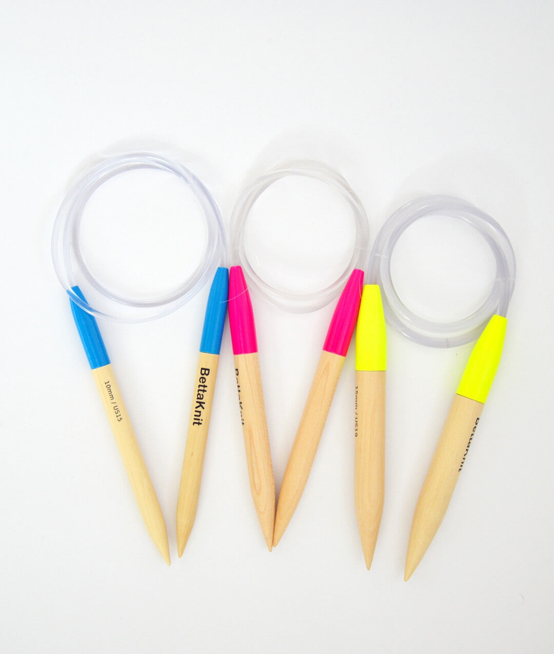 COLORED BEECHWOOD CIRCULAR KNITTING NEEDLES