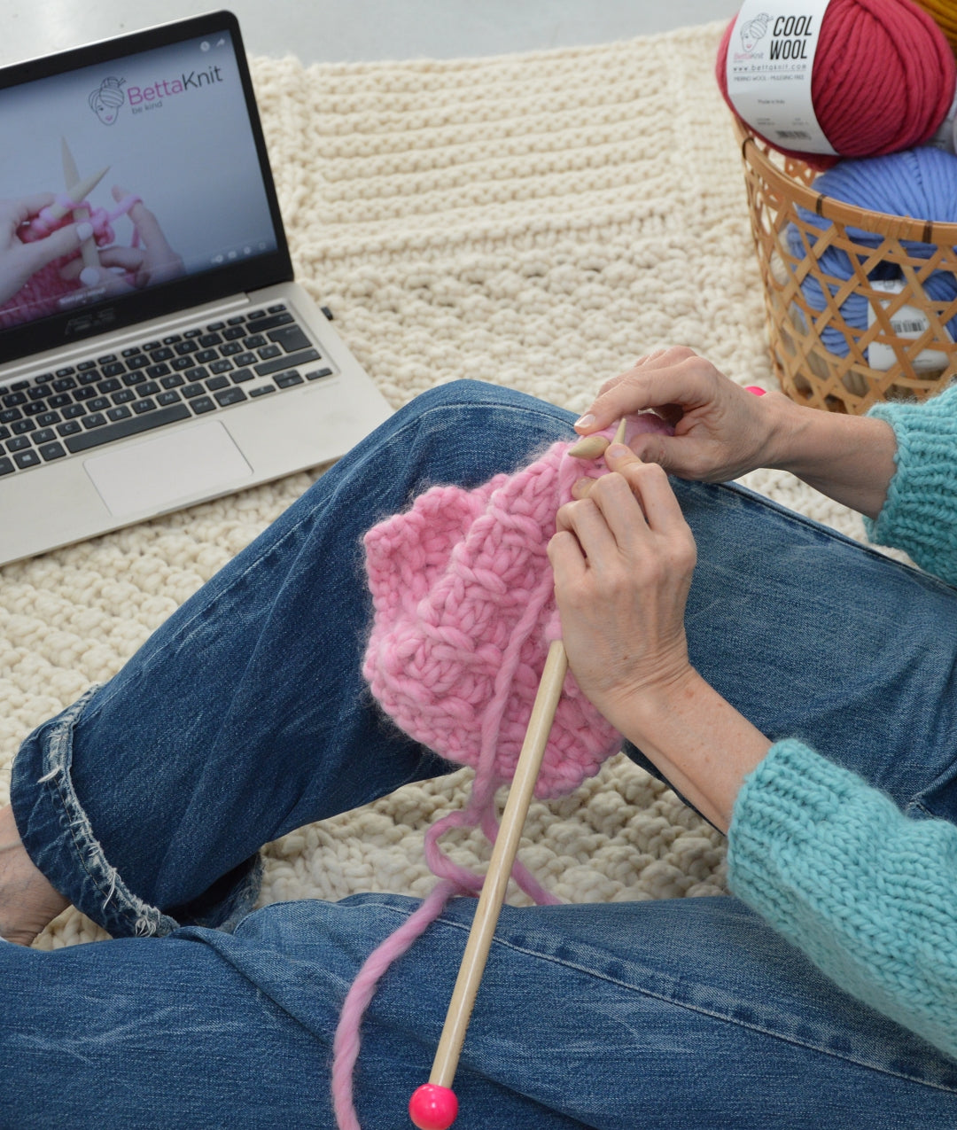 Lezione online di maglia o uncinetto / Online knitting or crochet lesson – 30 minutes