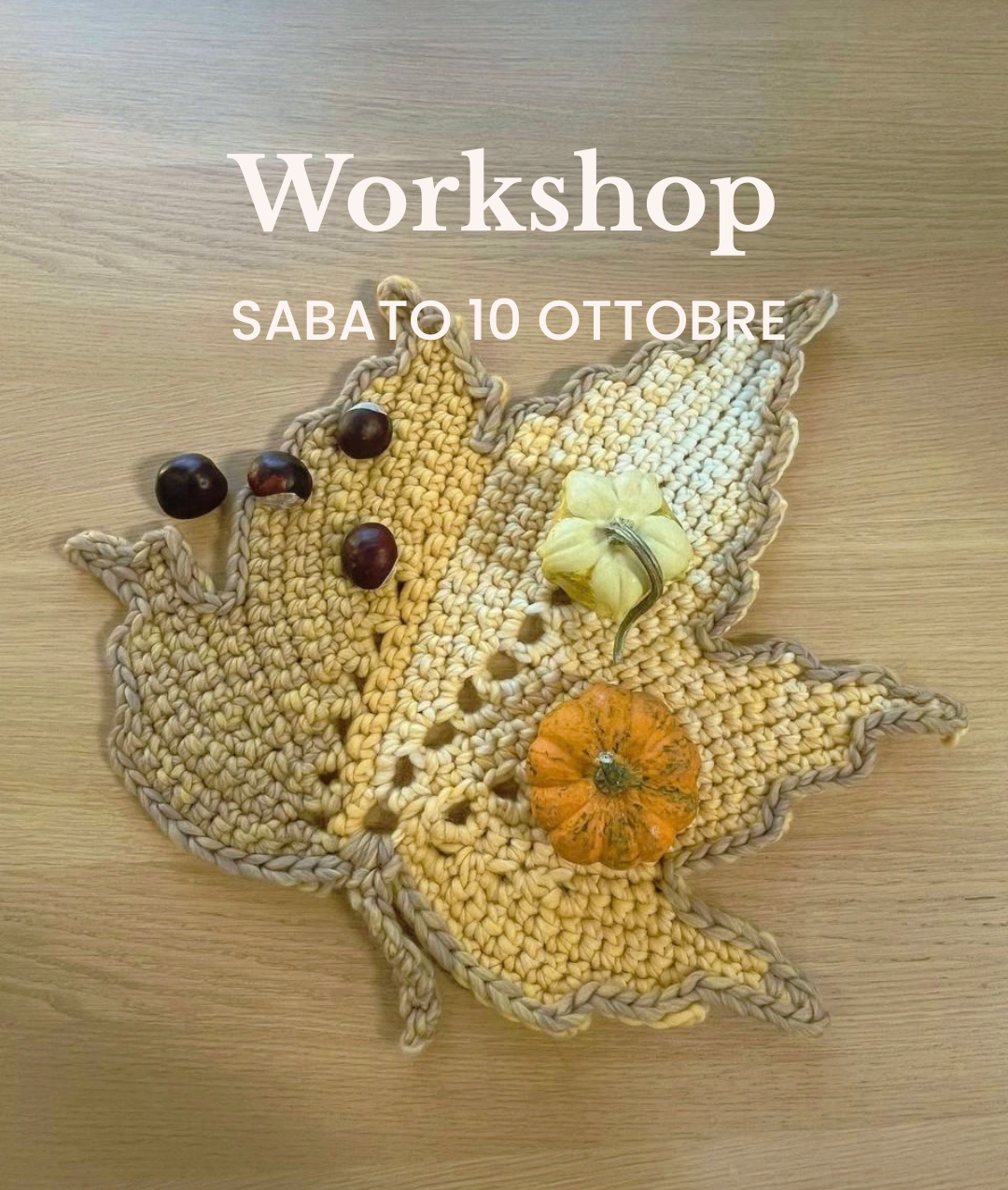 MAPLE LEAF DECORATION - ONLINE CROCHET WORKSHOP